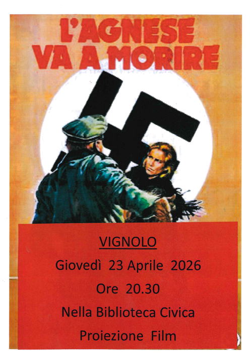 Proiezione film L'Agnese va a morire